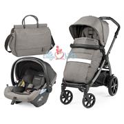 ست 3 تکه کالسکه پگ پرگو مدل Book Lounge Modular City Grey