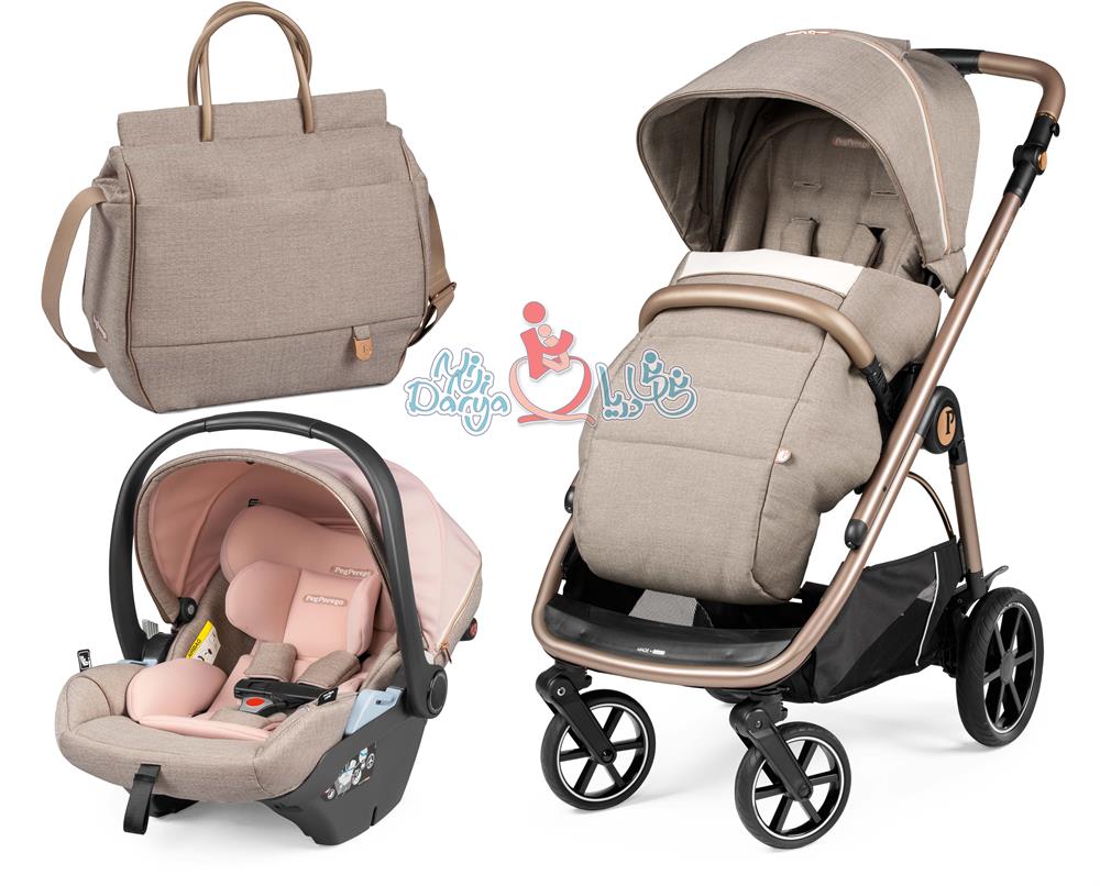 ست 3 تکه کالسکه پگ پرگو مدل Veloce Lounge MonAmour