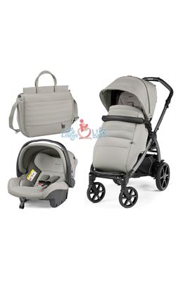 ست 3 تکه کالسکه پگ پرگو مدل Book SL Modular MoonStone