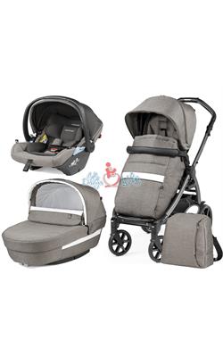 ست 4 تکه کالسکه پگ پرگو مدل Book Lounge Modular City Grey