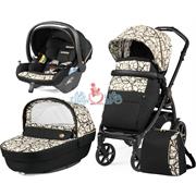 ست 4 تکه کالسکه پگ پرگو مدل Book Lounge Modular Graphic Gold