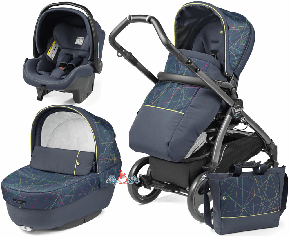 ست کالسکه 5 تکه پگ پرگو مدل Book New Life Elite